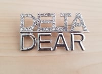 Image 1 of Delta Dear Silver/Bling Pin