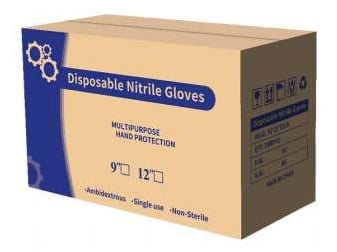 Disposable Nitrile Gloves (S-XL)