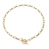 Gold chunky chain necklace