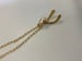 Image of Diamond Pearl Wishbone necklace 