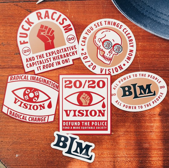 Image of  Fuck Racism Sticker Sheet 