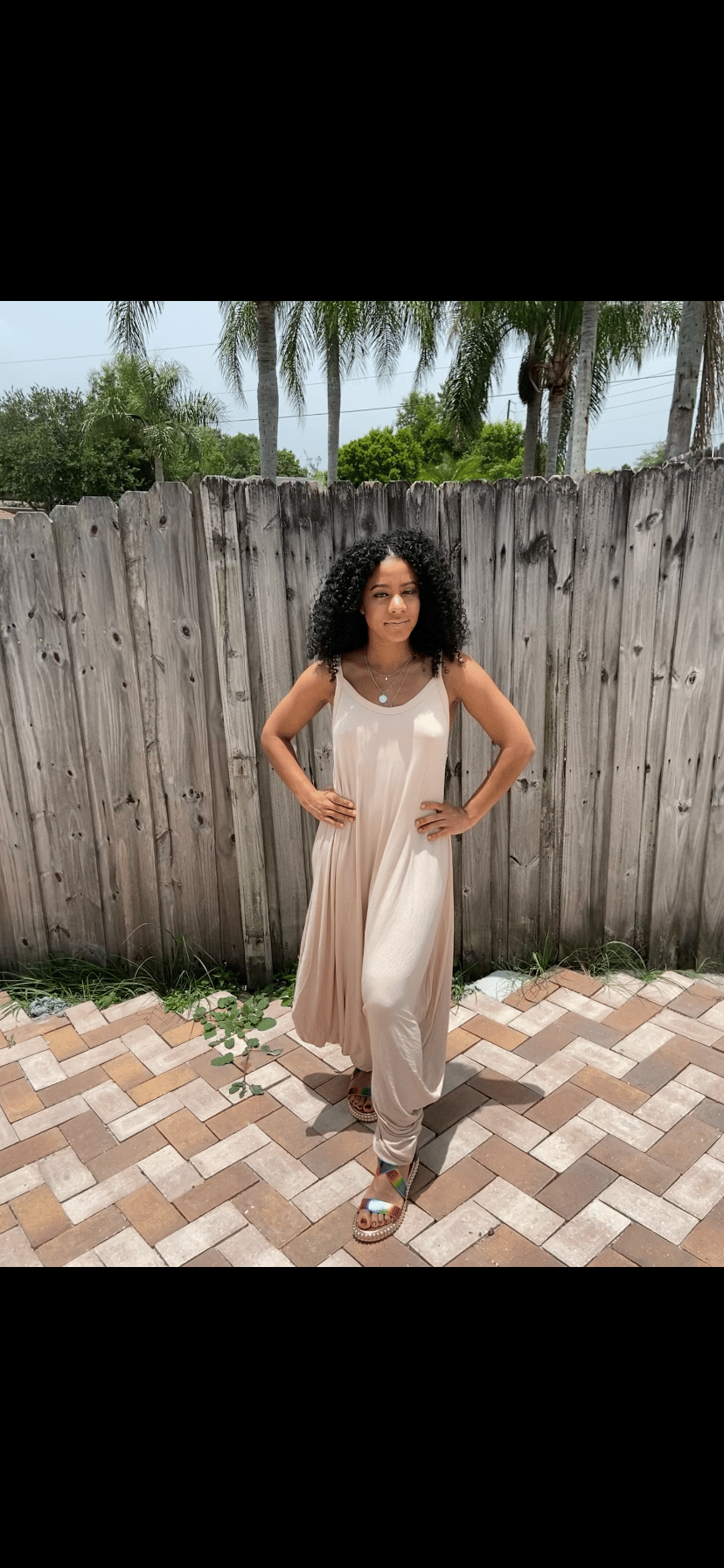 Image of “Lazy Days of Summer Collection” Mocha Jumpsuit 