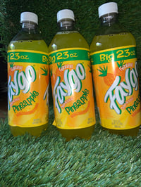 (3) FAYGO Pineapple flavored sodas Big 23oz Bottle