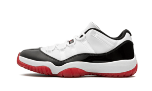 Image of Air Jordan XI (11) Retro Low "Blk/White/University Red"