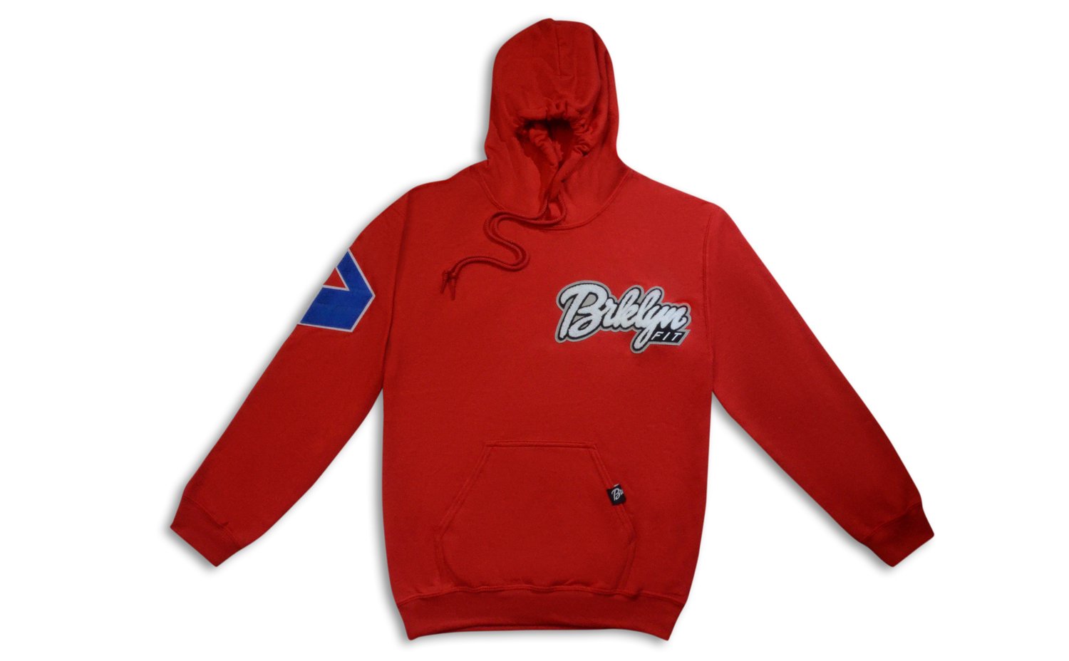Image of Brklyn Fit® Patch Hoodie (Red) 
