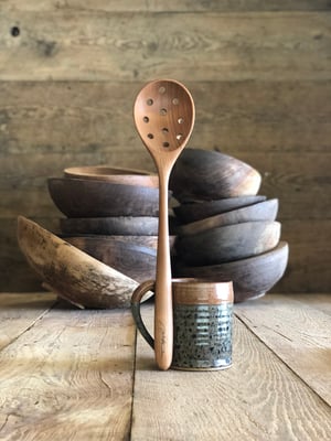 Image of Straining spoon 14”