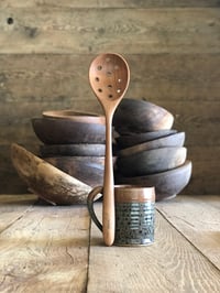 Image 2 of Straining spoon 14”