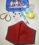 Image 2 of Classy & Fabulous Pouch And Denim Face Mask Bundle