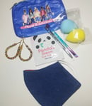 Image 3 of Classy & Fabulous Pouch And Denim Face Mask Bundle