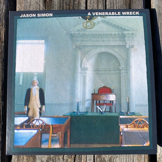 Image of  Jason Simon " A Venerable Wreck" Handmade Vinyl Replica CD