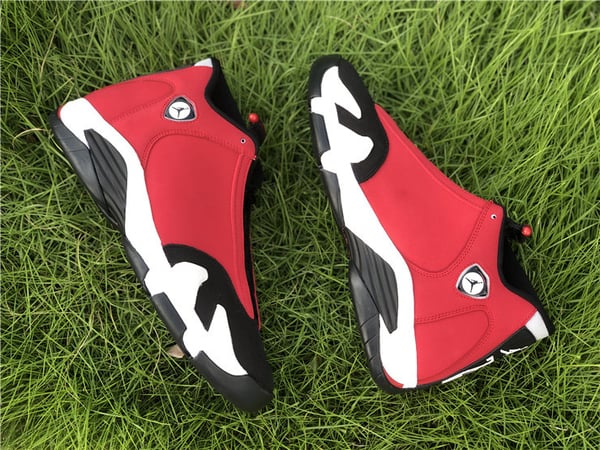 Image of Jordan 14 Retro Gym Red Tiro