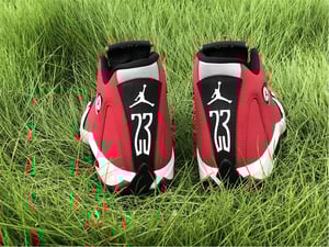 Image of Jordan 14 Retro Gym Red Tiro