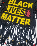 Image 2 of Shredded Beady Mash-Up Black Lives Matter Custom T-Shirt 