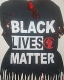 Image 3 of Shredded Beady Mash-Up Black Lives Matter Custom T-Shirt 