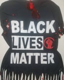 Image 3 of Shredded Beady Mash-Up Black Lives Matter Custom T-Shirt