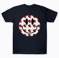 Image 2 of Strawberry Acid Tab Blotter Smiley T Shirt