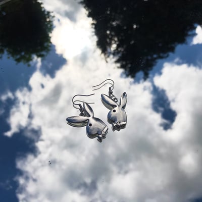 Image of Playboy Bunny Earrings 