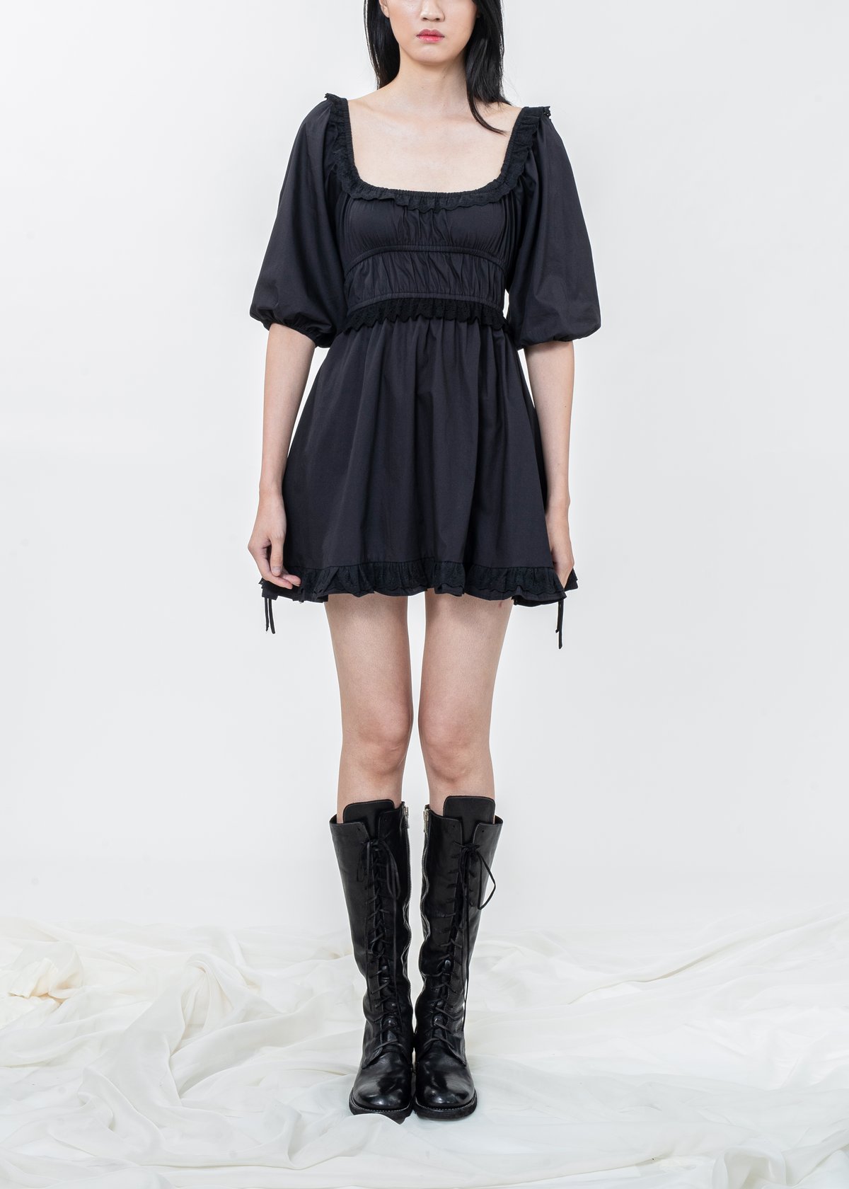 Image of Lilydale Mini Dress - Black