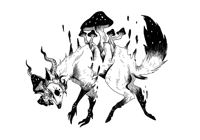 Mushrooms spirit prints