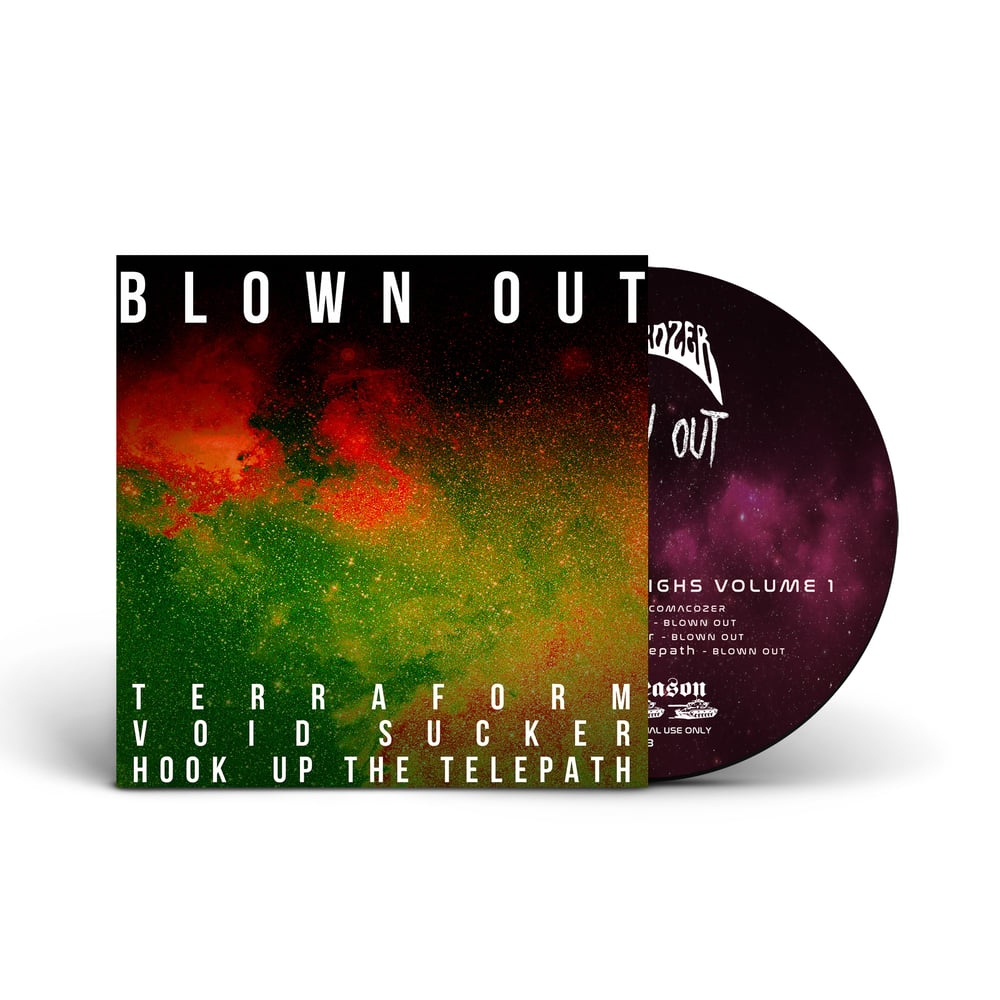 BLOWN OUT / COMACOZER 'In Search Of Highs Volume 1' Promo CD-R