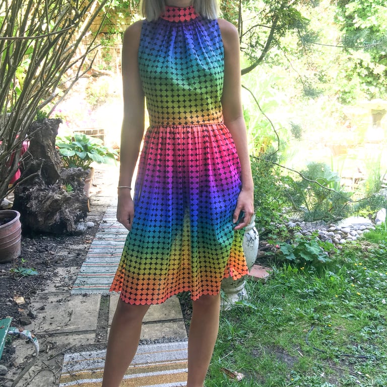 1970s disco dress