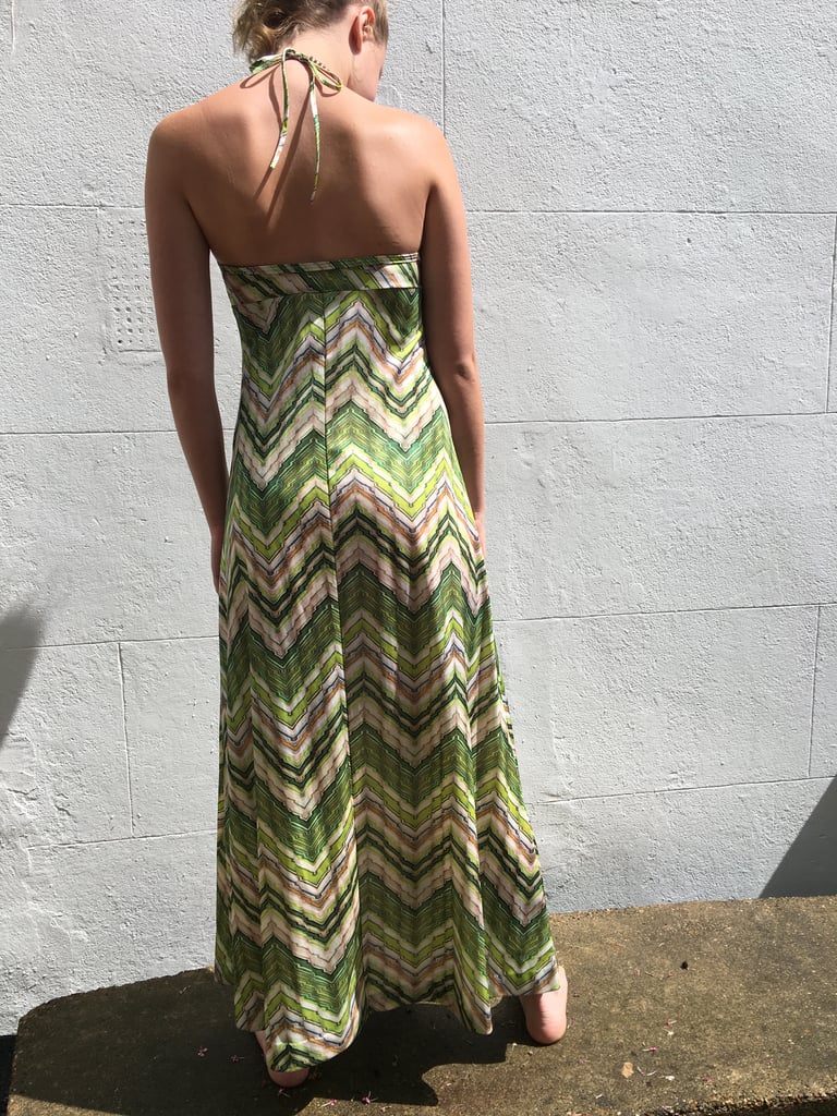 1970s geometric print halter-neck  Image 4