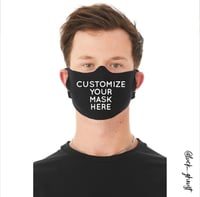 Image 1 of Customizable Face Mask