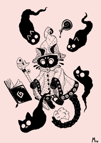 Image 1 of magic kitty prints
