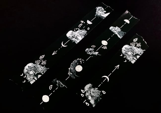 Inner Wolf Holo Washi Tape