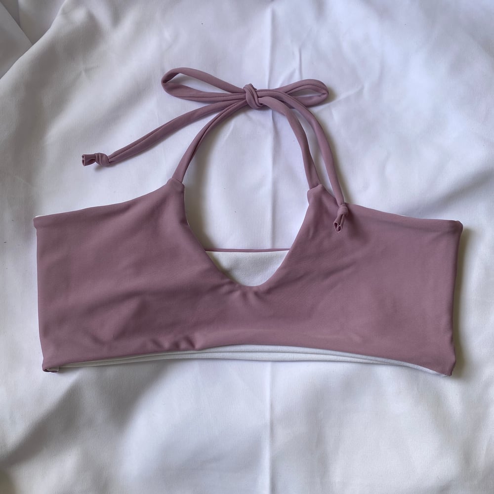 Image of SAMPLE EX MULTI WAY : MAUVE X WHITE 