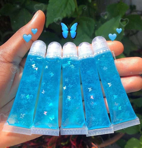 Image of Blue Butterfly Lip Gloss