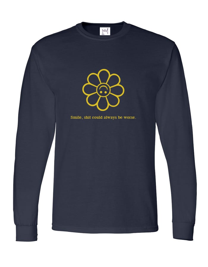 Image of SMILEY L/S - NAVY