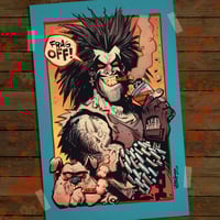 Image 2 of Lobo Frag Off!  Print