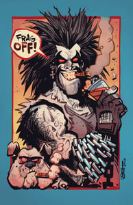 Image of Lobo Frag Off!  Print