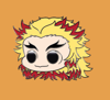 Flame Pillar Enamel Pin