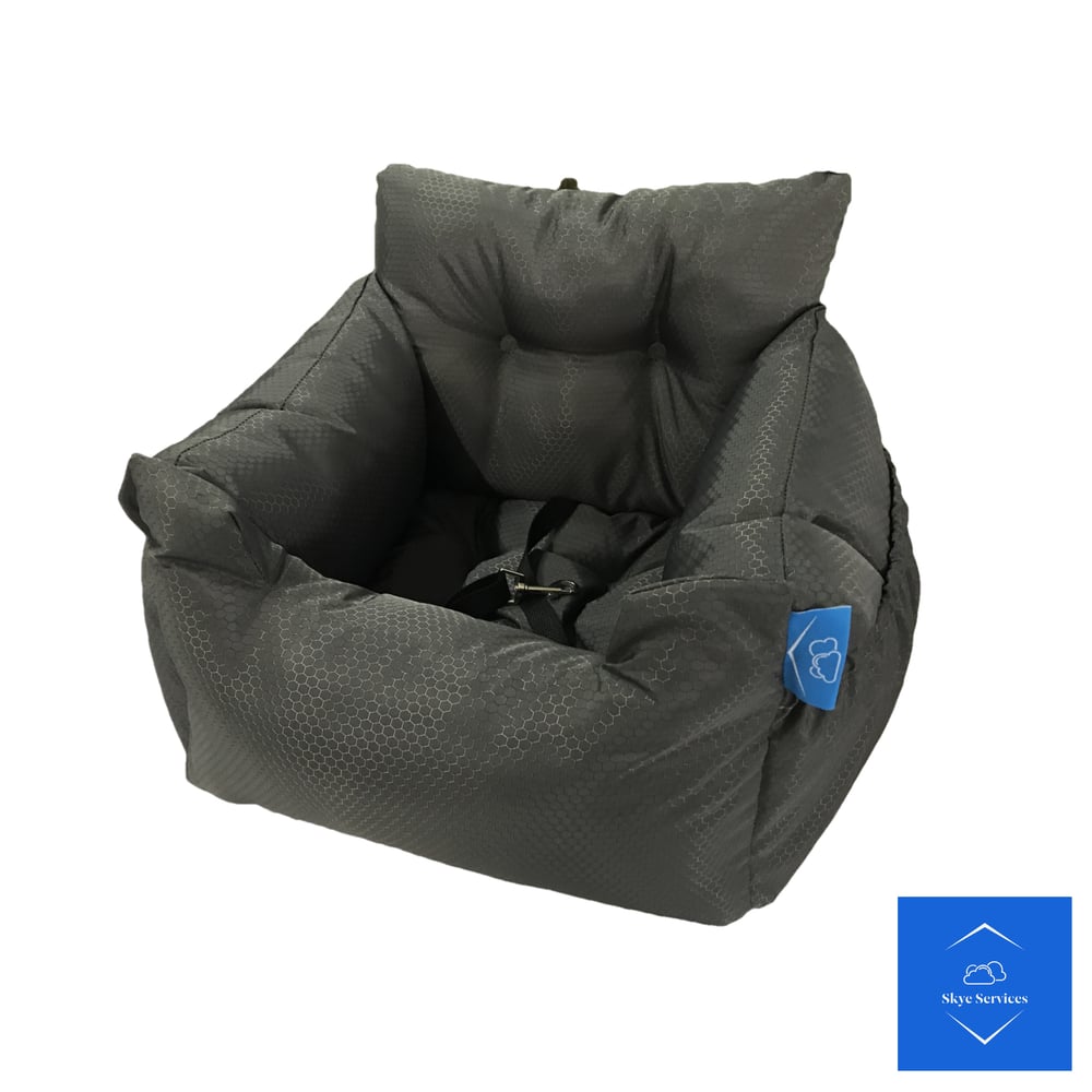 Image of Skye Services Waterproof Dog Car Seat With Removable Cushion Pillow Booster Seat