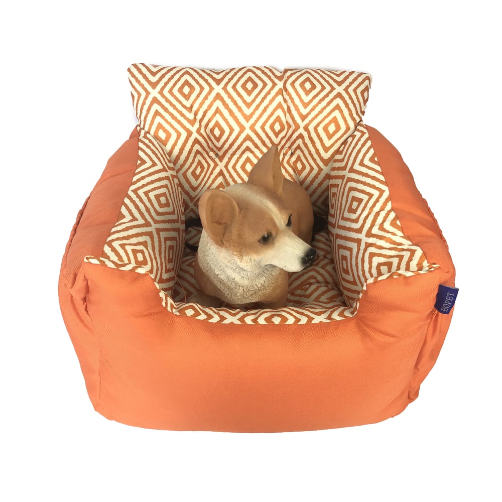 Image of Skye Services Waterproof Dog Car Seat With Removable Cushion Pillow Booster Seat