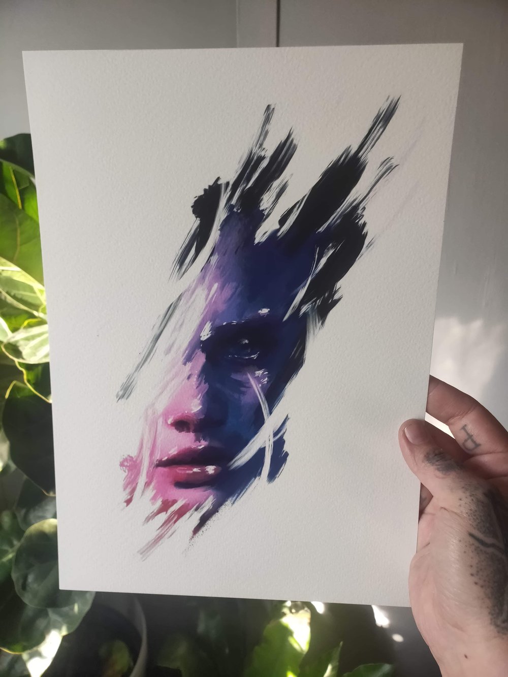 purple face limited prints