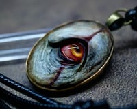 Image 16 of Pennywise Eye glow in the dark pendant OOAK