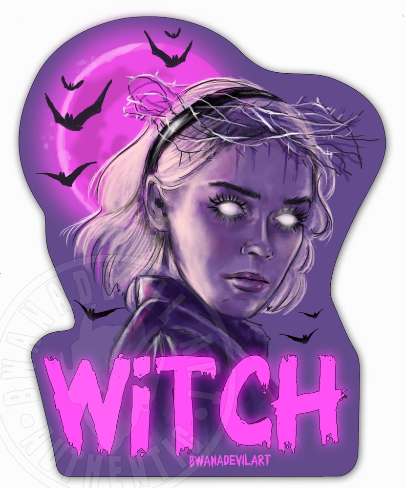 Image of Sabrina Witch (Chilling Adventures of Sabrina) Vinyl Sticker
