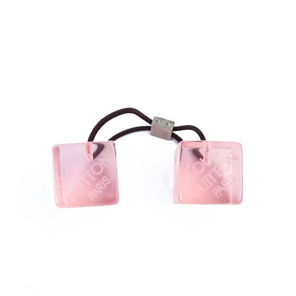 Image of Louis Vuitton Hair Cubes Pink