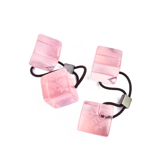 Image of Louis Vuitton Hair Cubes Pink