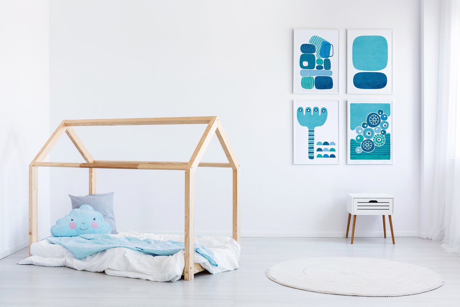 Baby Blue - Set of Four Prints