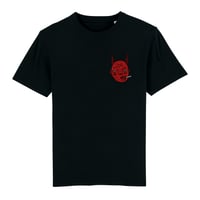 Image 1 of Black Devil Head - Unisex T - By Polly Nor