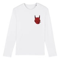 Image 1 of Devil Head Long Sleeve - Unisex T  - By Polly Nor