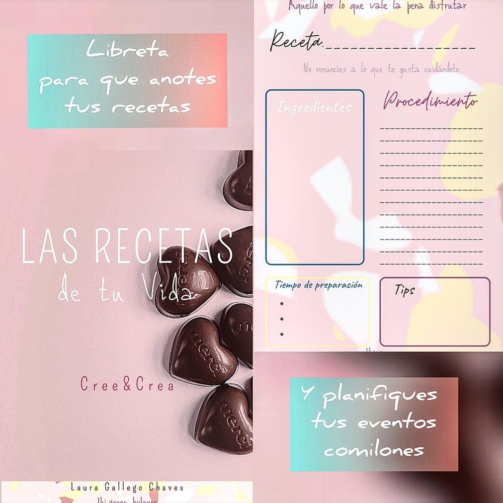 Image of Agenda "Las Recetas de tu Vida"