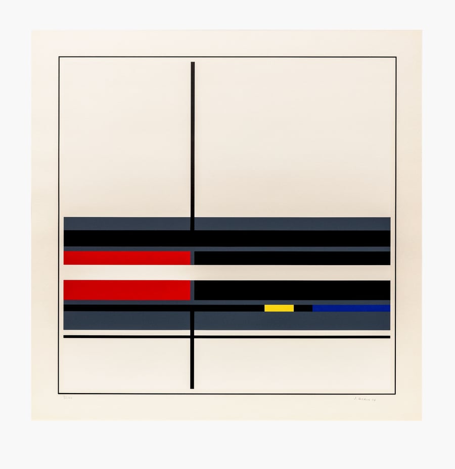 Image of Jean Gorin, geometric composition I, 1976