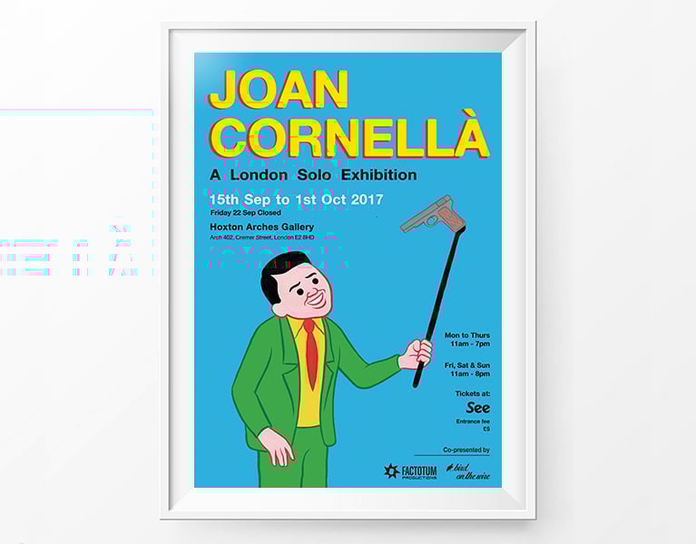 Joan Cornellà: A London Solo Exhibition | Hoxton Arches | Selfie