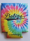 BELIZE TIE DYE CAN KOOZIE NEOPRENE 