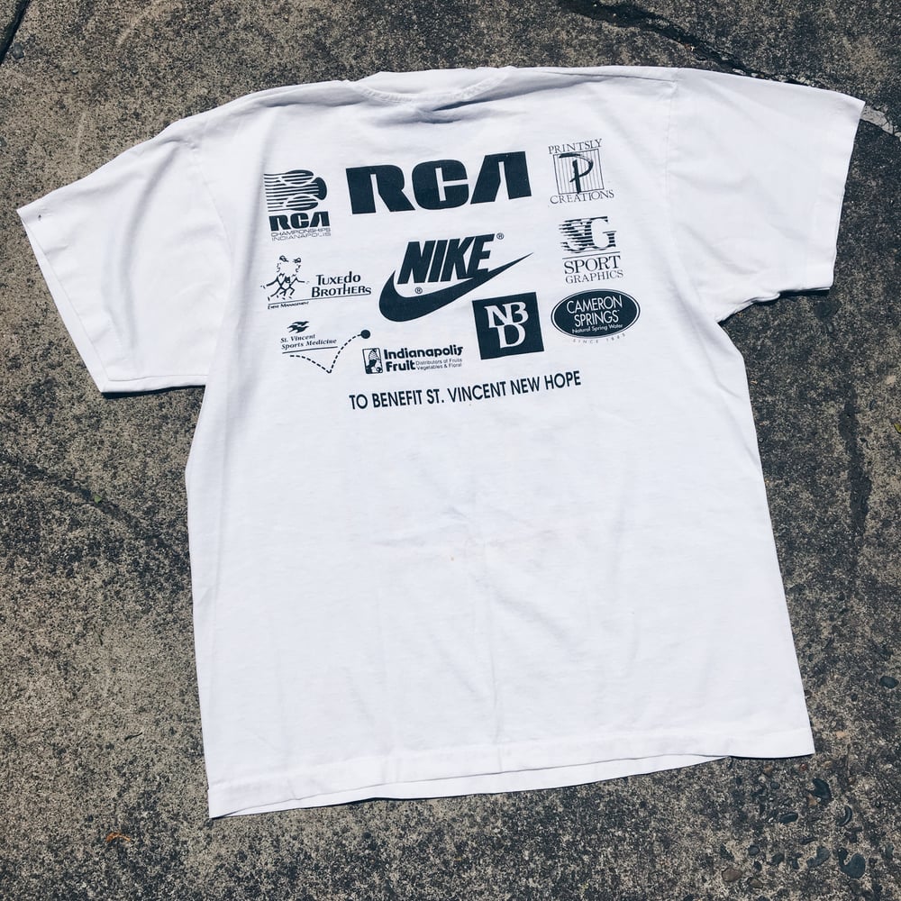 Image of Original 1994 Nike RVA Championships Promo Tee.